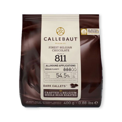 สินค้ามาใหม่! แคลเลอร์บาว ช็อกโกแลต 54.5% 400 กรัม Callebaut  Chocolate 54.5% 400g ล็อตใหม่มาล่าสุด สินค้าสด มีเก็บเงินปลายทาง