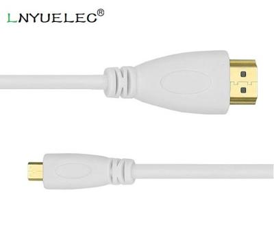 MicroHDTV Cable0.5M 1m 2m 3m High-Speed HDTV Cable Supports Ethernet 3D 4K and Audio Return
