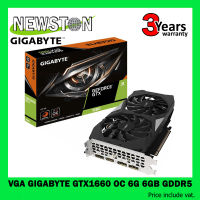 VGA (การ์ดแสดงผล) GIGABYTE GTX1660 OC 6G 6GB GDDR5 (GV-N1660OC-6GD)