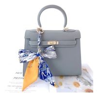 Hand- Bow Satin Silk Ribbon With Metal Buckle Fashion Bag Ornaments