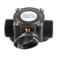 G3/4 6-Points Hall Effect Liquid Water Flow Sensor Water Flow Indicator Sensor Flowmeter Counter ชายด้าย1-60L /Min