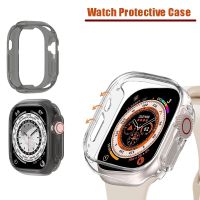 เคสป้องกัน TPU นิ่ม แบบใส สําหรับ Apple Watch Ultra 49 มม. iWatch 8 41 มม. 45 มม. 【BYUE】