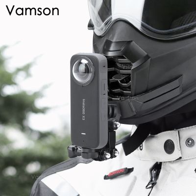 Vamson อุปกรณ์เสริมสำหรับ Gopro อุปกรณ์เสริมคางหมวกกันน็อค,อุปกรณ์เสริม X3ที่ยึดสำหรับ Gopro ฮีโร่11 10 9 8 Insta360