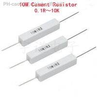 10pcs 10W 5 Cement Resistor Power Resistance 0.1 10K 0.1R 0.5R 10R 50R 0.22 0.33 0.5 1 2 5 8 10 15 20 25 30 100 1K 2K 3K ohm