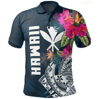 【high quality】  Hawaiian Polo Shirt Mens And Womens 3d Printed Polo Shirt Summer T-shirt 01 size：s-6xl