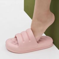 Rimocy Women Soft Sole Cloud Slippers Summer Home Non-Slip Bathroom Shoes Slides Woman Casual Eva Platform Beach Flip Flops 2023