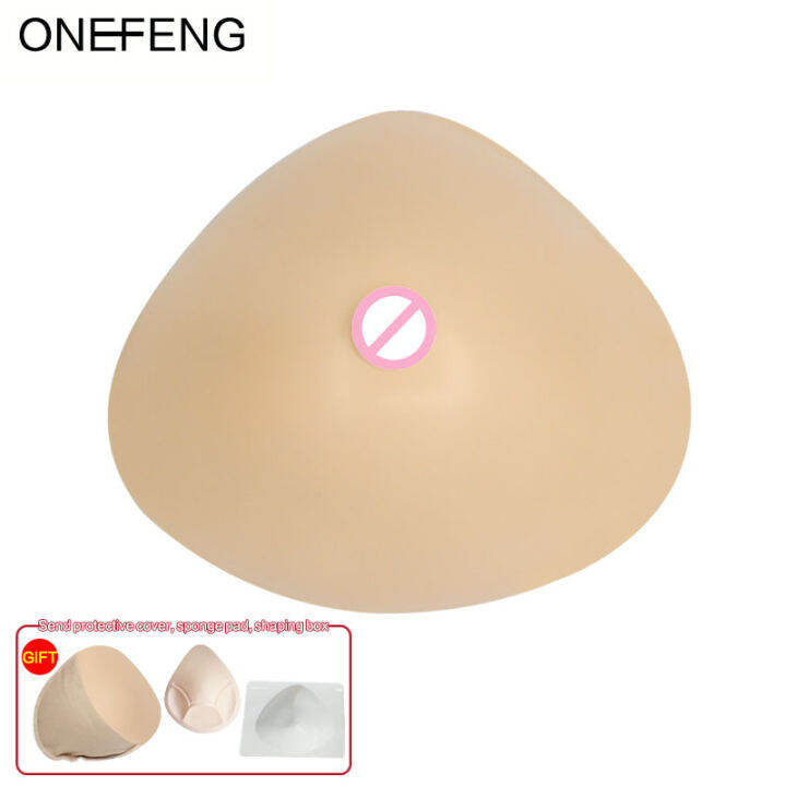 Onefeng Triangular Shape Silicone Prosthesis Light Weight Backside Deep