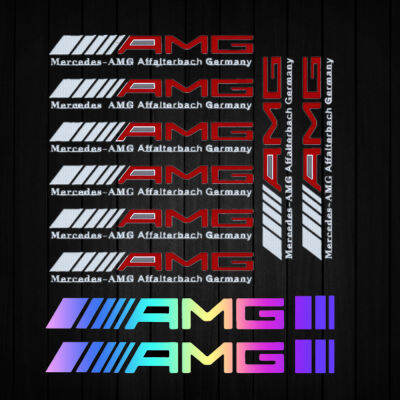 AMG Wiper สติกเกอร์ BENZ ด้านหน้าและด้านหลังกระจก Decals สำหรับ Benz W176 CLS W218 CLS300 CLS350 CLS550 C Class W204 W205