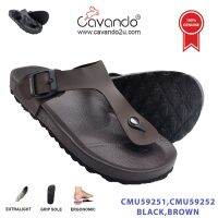 Cavando รองเท้าแตะผู้ชาย CMU59251/CMU59252 (สีดํา / สีน้ําตาล) cnb