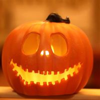 ▩✤ Halloween Big Pumpkin Openwork Luminous Jack-o-lantern Easter Jack-o-lantern Decoration Ornament Halloween V6G7