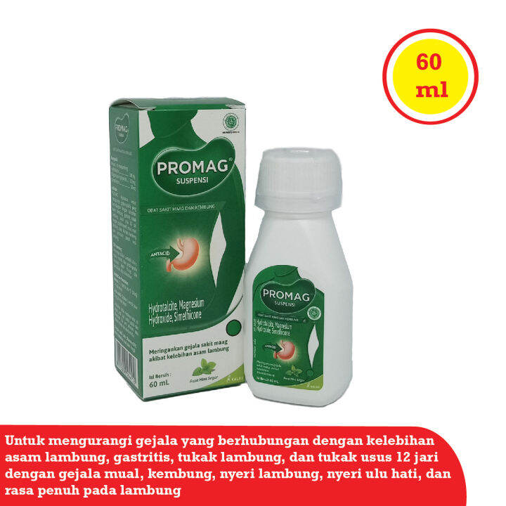 Promag Promah Promagh Sirup 60ml 60 ml suspensi 60 ml Obat Promag ...