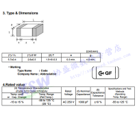 10PCS ใหม่ Patch Safety Gauge Capacitor 2211 5728 1000PF 10 250VAC X1Y2ซิลค์สกรีน: GF GA352QR7GF102KW01L