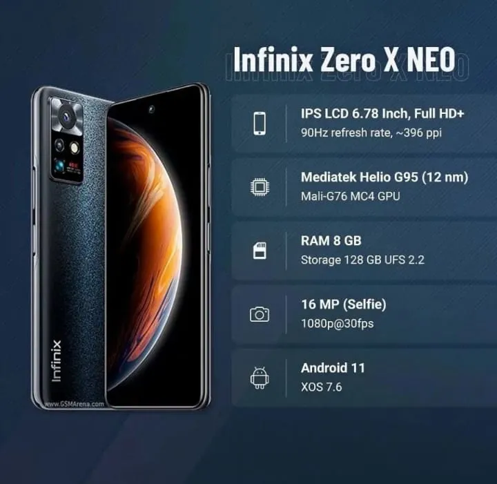 Infinix Zero X Neo 8/128 GB Garansi Resmi Lazada Indonesia