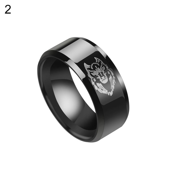 แหวนอัลลอยทันสมัยสำหรับผู้ชาย-แหวนแฟชั่นลายแมงป่องสไตล์ฮิปฮอปแบบโกธิก