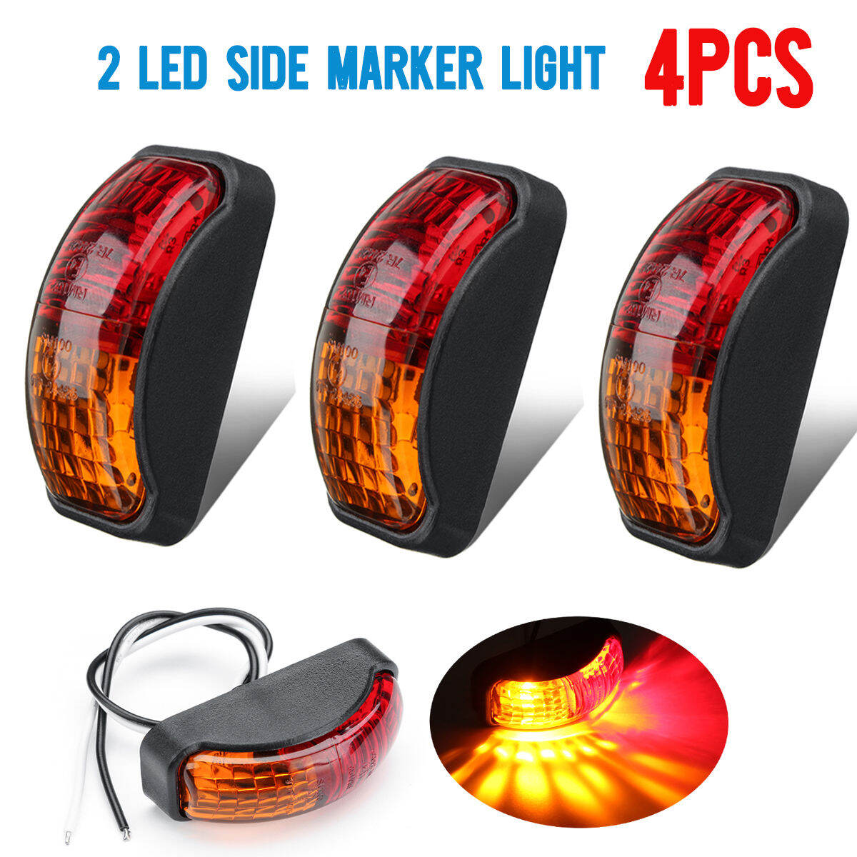 trailer amber marker lights