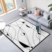 Abstract Faux Cashmere Line Carpets for Living Room Decoration Home Bedroom Decor Large Area Rug Soft Lounge Carpet Alfombra Mat