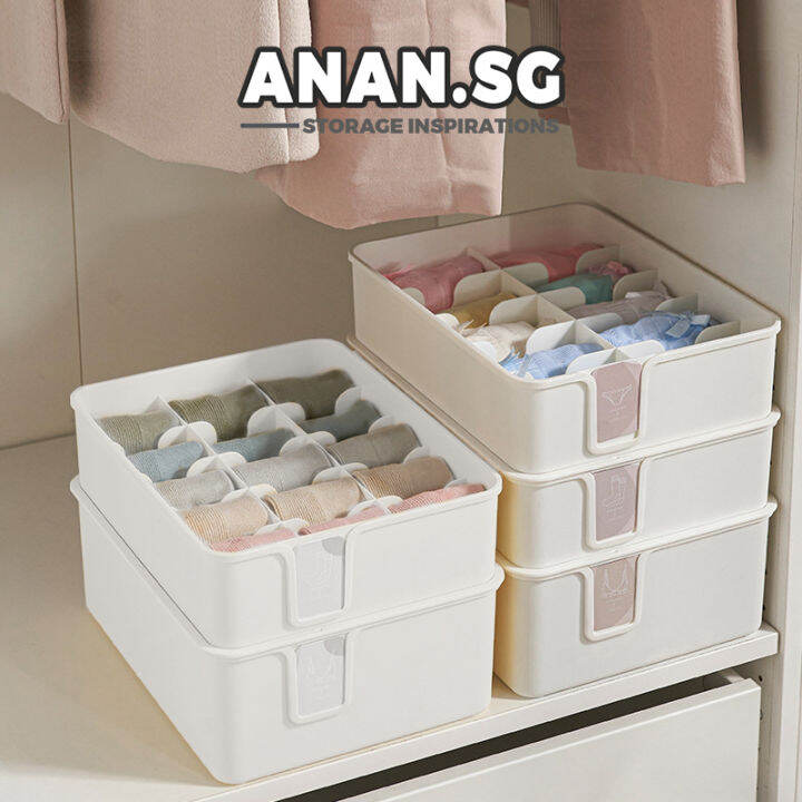 Underwear Organiser Underwear Storage Box With Lid Lingerie
