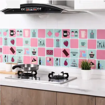 Wholesale Eco-friendly Oil proof Glossy Black and White Grid Design Kitchen  Wallpaper Self Adhesive Sticker From m.alibaba.com