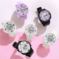 Sanrioed Anime Kuromi Children Smart Watch Kawaii Boy Sport Fitness Watch Girl Bracelet Cartoon Clock Wristwatches Kids Gift Toy