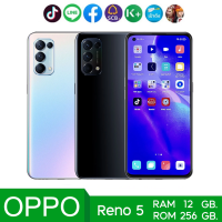 OPPO RENO 5 (แรม12 รอม 256 GB.) รองรับชาร์จไว 50W (Fast Charging)หน้าจอ 6.43 นิ้ว รับประกัน 1 ปี