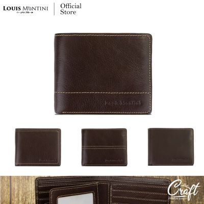 กระเป๋าถือ กระเป๋าเงิน กระเป๋าสตางค์ กระเป๋าผู้หญิง Louis Montini (Vintage Style) กระเป๋าสตางค์ผู้ชาย หนังแท้ สไตล์วินเทจ กระเป๋าหนังวัวแท้ Men’s wallet Cowhide wallet – TTM090 กระเป๋าสวยๆ กระเป๋าแฟชั่น เกรดพรีเมี่ยม ยอดฮิต