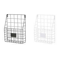 G6Metal Mesh Wire Shelf Hanging Folder Mail Document Organizer Newspaper Magazine Storage Shelf Wall Shelves