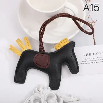 Fashion PU Leather Horse Hoof Horseshoe Keychain Handbag Key