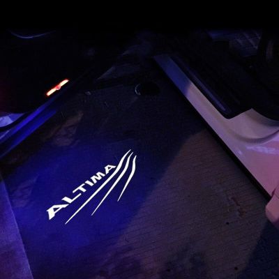 Altima ไฟ LED โปรเจคเตอร์ติดประตูรถแอ่งน้ำสำหรับรถยนต์นิสสันเทียน่าเควสต์ Altima Armada ไททัน