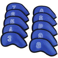 10pcs Golf Iron Club Headcovers Meshy Neopree Golf iron Covers Iron Head Cover 3,4,5,6,7,8,9,P,S,A