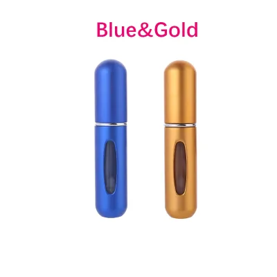【CC】❏  2 5ml Refillable Perfume Bottle with Spray Atomizer Colors