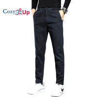 Cozy Up Fashion Chinos Pant Men Casual Straight Solid Cotton Blend Soft Soft