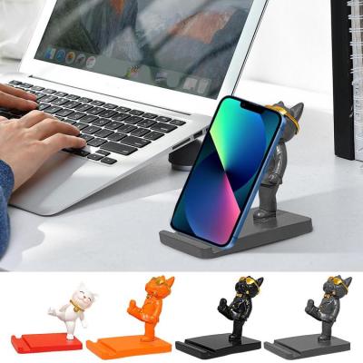 Mobile Phone Stand Portable Phone Mount for Desk Cute Desktop Cell Phone Stand Animal Smartphone Holder for Most Cellphones Cartoon Decoration for Desk Table method