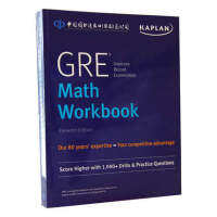 สมุดงานคณิตศาสตร์ KAPLAN GRE: แบบฝึกหัดมากกว่า1000แบบ + ชุดฝึกการอนุมานเชิงปริมาณ6ชุด + ทบทวนทักษะทางคณิตศาสตร์ที่สำคัญ