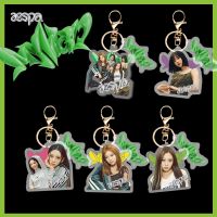 Kpop Aespa New Album MY WORLD New Acrylic Keychain Charm