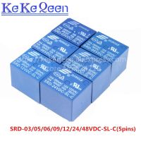 【✲High Quality✲】 huangzuga958828 รีเลย์ไฟฟ้า Srd-03vdc-Sl-C Srd-06vdc-Sl-C Srd-05vdc-Sl-C Srd-09vdc-Sl-C ชุดของการเปลี่ยนแปลง3V 5V 6V 9V 250vac 5pin T73