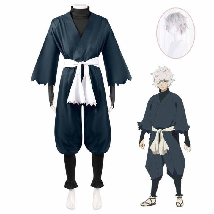 Anime Jigoku Raku Gabimaru Cosplay Costume Men Kimono Gabimaru Role ...