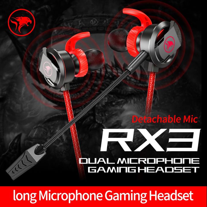 หูฟังเกมมิ่ง XMowi Rx3 รุ่นใหม่ พร้อมใมค์ยาว ใส่แยกได้ Gaming earbuds