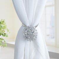 Curtain Tiebacks Clips Diamond Curtain Holdbacks With Stretchy Rope