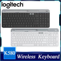 Original K580 2.4G Wireless Office Keyboard Ultra-Thin Dual Mode Multi-Device สำหรับศัพท์มือถือคอมพิวเตอร์แท็บเล็ต