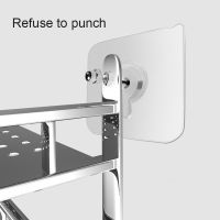 10pcs Punch-Free Strong Adhesive Seamless Sticky Wall Hook Nail Invisible Traceless Hardwall Drywall Picture Hanging Kit