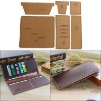 1Set DIY Kraft Paper Template New Fashion Cute Long Wallet Clutch Leather Craft Pattern DIY Stencil Sewing Pattern 9cm*10cm