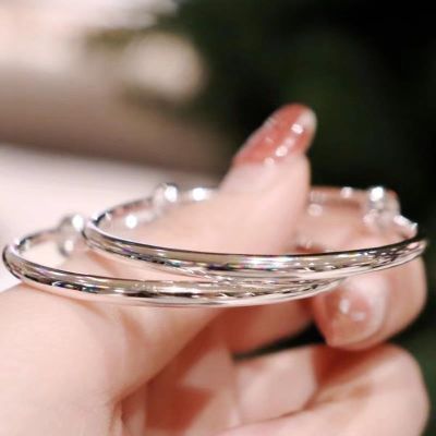 Baby fine silver 999 sterling bracelets for men and women ZhongTong 7 colour drawing time Japan South Korea baby only full moon one year of life