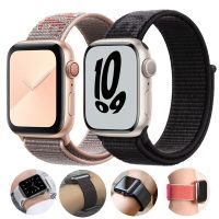 Tali nilon untuk jam tangan Apple Ultra Band 49mm 45mm 44mm 41mm 40mm gelang loop olahraga correa Apple Watch seri 3 4 5 6 SE 7 8