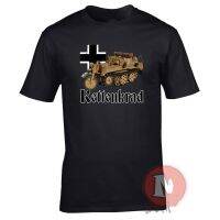 Casual Summer Tops Teens Clothes Streetwear t shirt Kettenkrad Halftrack Motorcycle WW2 German Armour Summer Cotton Short Sleeve O-Neck Mens New S-3 6YON  889L