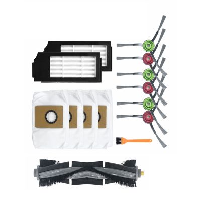 14Pcs for ECOVACS DEEBOT X1 TURBO X1 OMN Robot Vacuum Cleaner Main Brush Side Brush HEPA Filter Dust Bag Parts