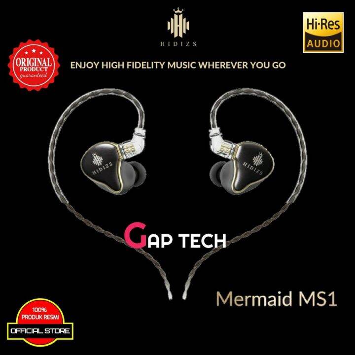 Hidizs Mermaid MS 1 Patented Dynamic Diaphragm HiFi IEMs Original