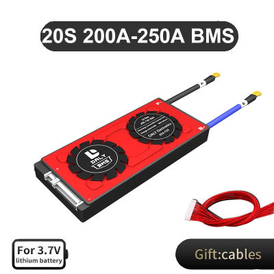 Daly 3.7V Liion 20S 72V BMS 200A 250A BMS สำหรับ Liion Batt Pack BMS พร้อมพอร์ตสมดุลทั่วไป