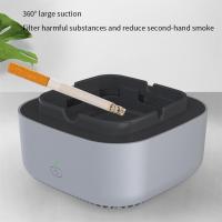 【CW】USB Rechargeable Ashtray Portable eless Ashtray Secondhand e Anion Air Filter Purifier Home Office Car Smart Ashtrayhot