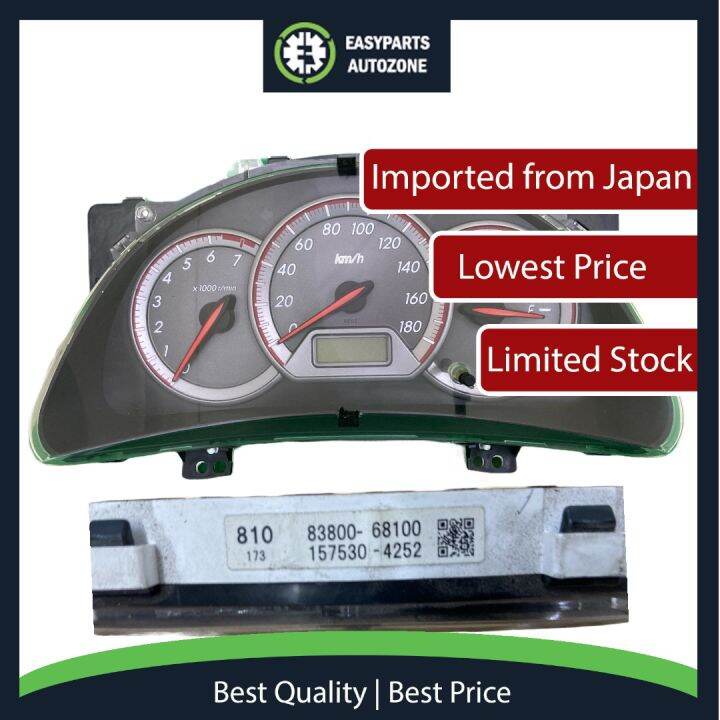 Autozone Toyota Wish 2003 2008 with Red Colour NewFacelift Cluster