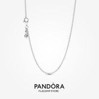 Official Store Pandora Adjustable Classic Cable Chain Silver Necklace (90cm)